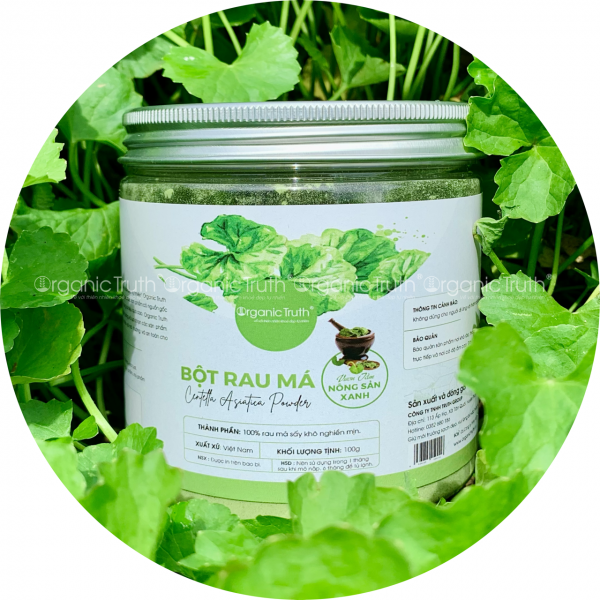bột rau má nguyên chất